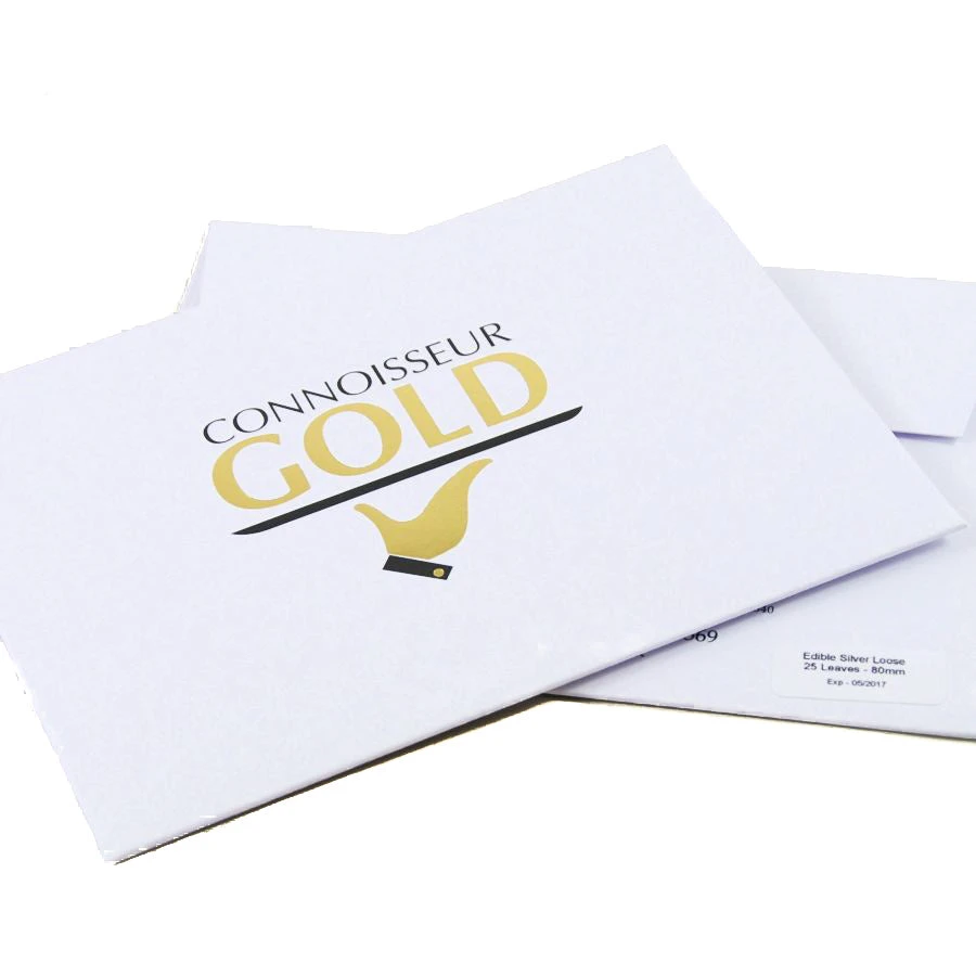 Connoisseur Edible Gold Leaf Sheets X 5 Sheets, 80 X 80mm 3 Connoisseur Edible Gold Leaf Sheets X 5 Sheets, 80 X 80mm