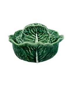 Bordallo Pinheiro Individual Cabbage Leaf Tureen