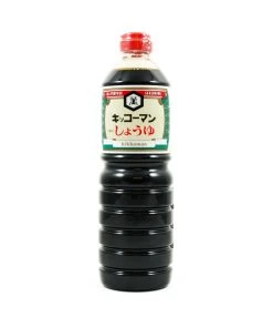 Kikkoman Shoyu Dark Soy Sauce 1l Ingredients