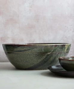 Ceramica Nicola Lagoa Large Handmade Salad Bowl Tableware