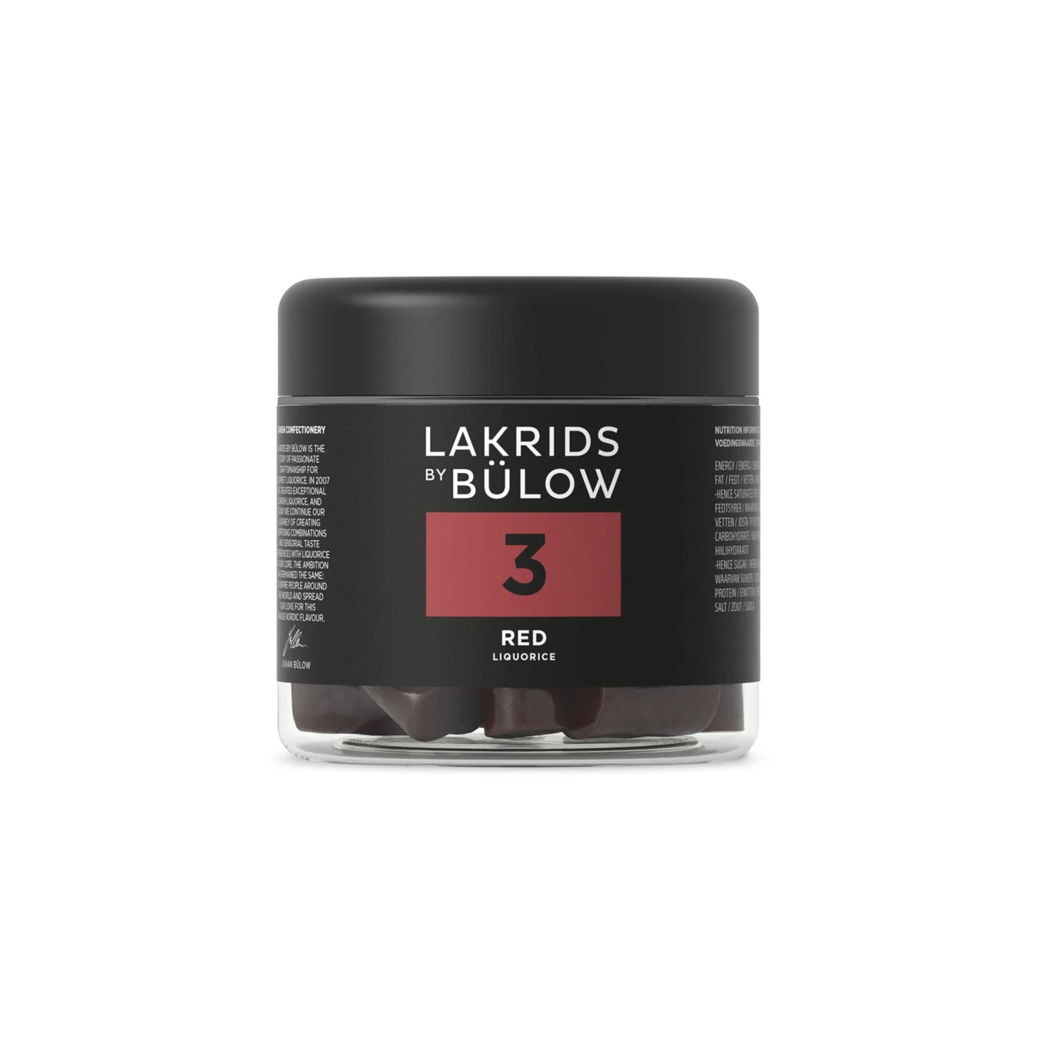 Ingredients Lakrids Liquorice 3 - Red 150g 3 Ingredients Lakrids Liquorice 3 - Red 150g