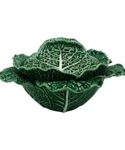 Bordallo Pinheiro Tableware Large Cabbage Leaf Tureen 2 Litre