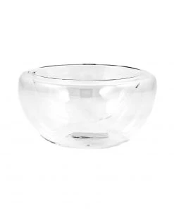 Portuguese Tableware Large Double-Walled Glass Bowl X 3 260ml Tableware