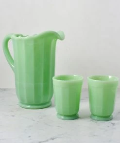 Tableware Mosser Glass Jade Milk Glass Pitcher