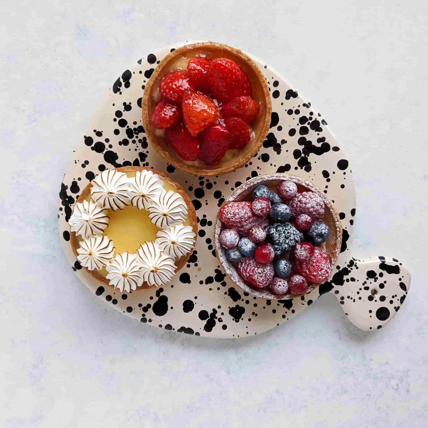 Puglia Handmade Tableware Puglia Black Splatter Ceramic Serving Board 25cm 5 Puglia Handmade Tableware Puglia Black Splatter Ceramic Serving Board 25cm