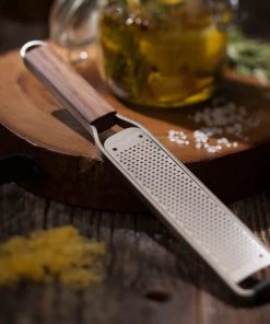 Master Series Walnut Microplane Zester Cookware