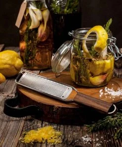 Master Series Walnut Microplane Zester Cookware