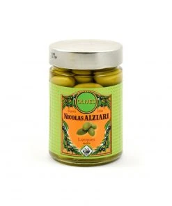Nicolas Alziari Ingredients Green Lucques Olives 220g
