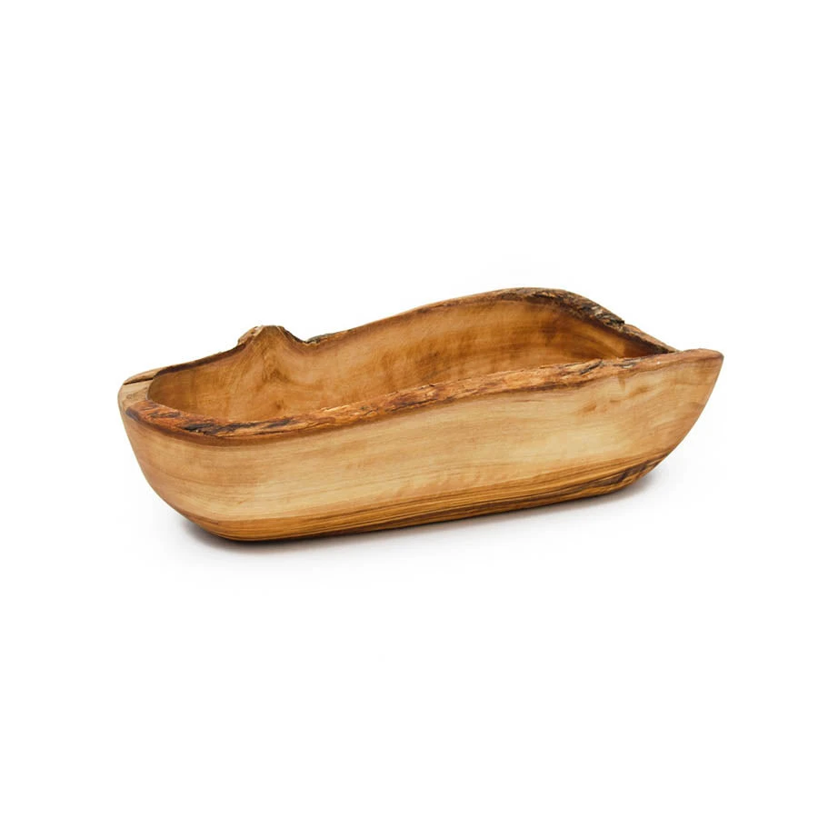 Naturally Med Olive Wood Rustic Serving Bowl 27cm Tableware 4 Naturally Med Olive Wood Rustic Serving Bowl 27cm Tableware
