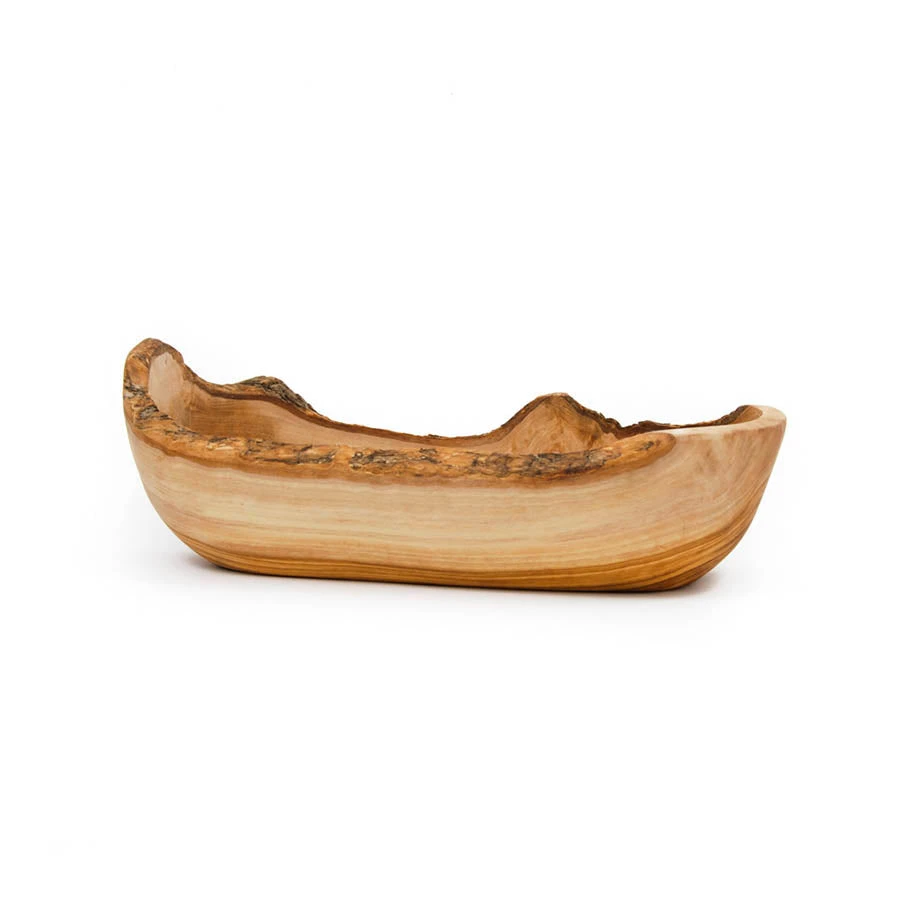 Naturally Med Olive Wood Rustic Serving Bowl 27cm Tableware 6 Naturally Med Olive Wood Rustic Serving Bowl 27cm Tableware