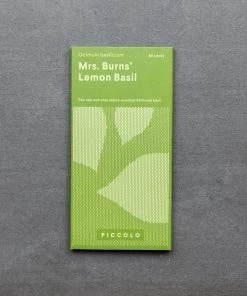 Piccolo Mrs. Burns Lemon Basil Seeds Ingredients