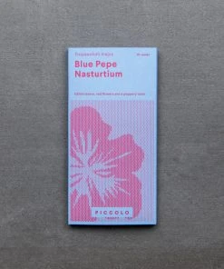 Ingredients Piccolo Blue Pepe Nasturtium Edible Flower Seeds