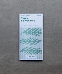 Piccolo Thyme De Provence Seeds Ingredients