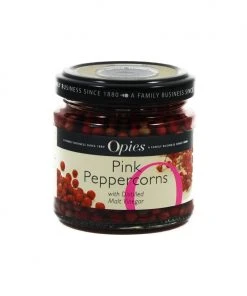 Opies Ingredients Pink Peppercorns With Malt Vinegar 105g