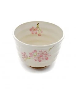 Kiji Stoneware & Ceramics Sakura Blossom Matcha Bowl