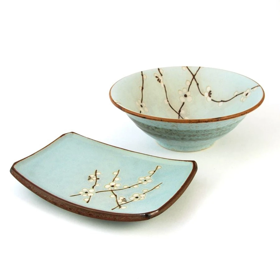 Kiji Stoneware & Ceramics Tableware Sakura Blossom Side Plate 19cm X 13cm 5 Kiji Stoneware & Ceramics Tableware Sakura Blossom Side Plate 19cm X 13cm