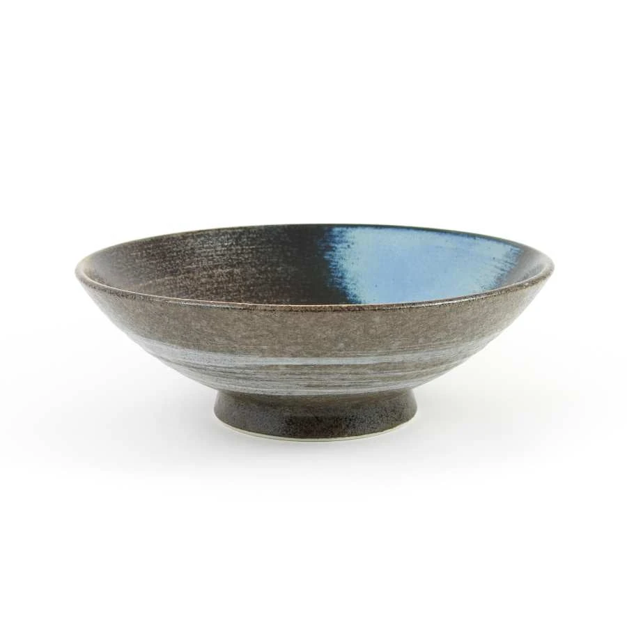 Kiji Stoneware & Ceramics Blue-Black Glaze Bowl 6 Kiji Stoneware & Ceramics Blue-Black Glaze Bowl
