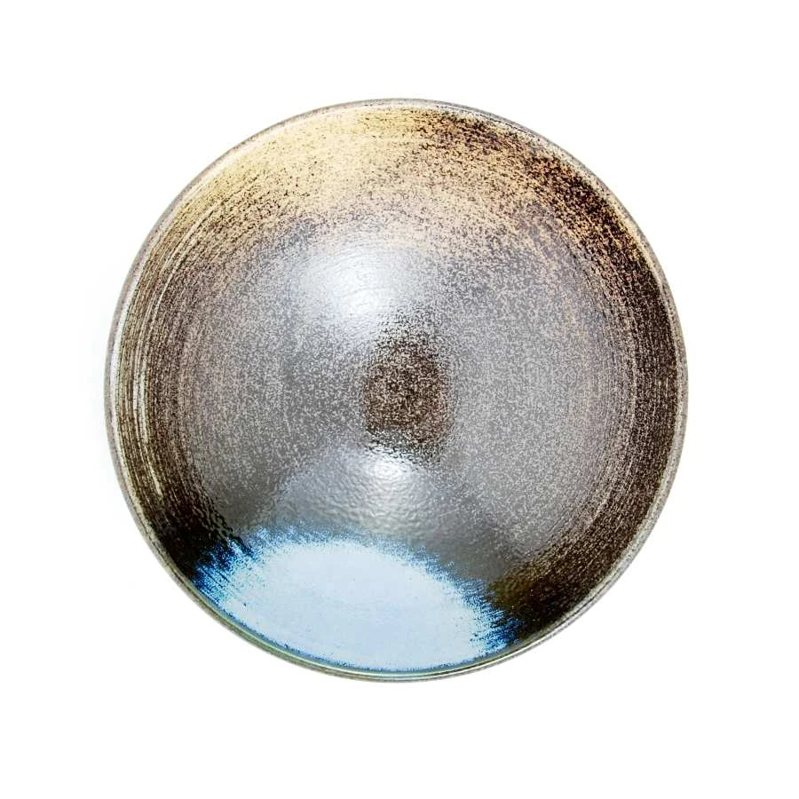 Kiji Stoneware & Ceramics Blue-Black Glaze Bowl 4 Kiji Stoneware & Ceramics Blue-Black Glaze Bowl