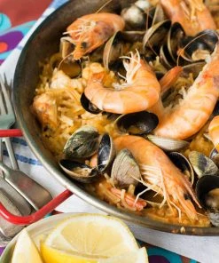 La Ideal Paella Pan, 8-Person 33.5cm Dia Cookware 6 La Ideal Paella Pan, 8-Person 33.5cm Dia Cookware