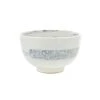 Kiji Stoneware & Ceramics White & Grey Swoosh Noodle Bowl Tableware