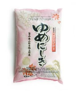 Yumenishiki Short Grain Sushi Rice 5kg Ingredients